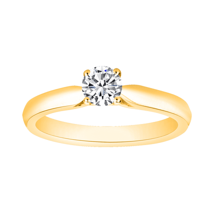 Silver Engagement Rings Prismatic Cybele Swarovski Ring Image 2