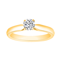 Silver Engagement Rings Prismatic Cybele Swarovski Ring Image 2