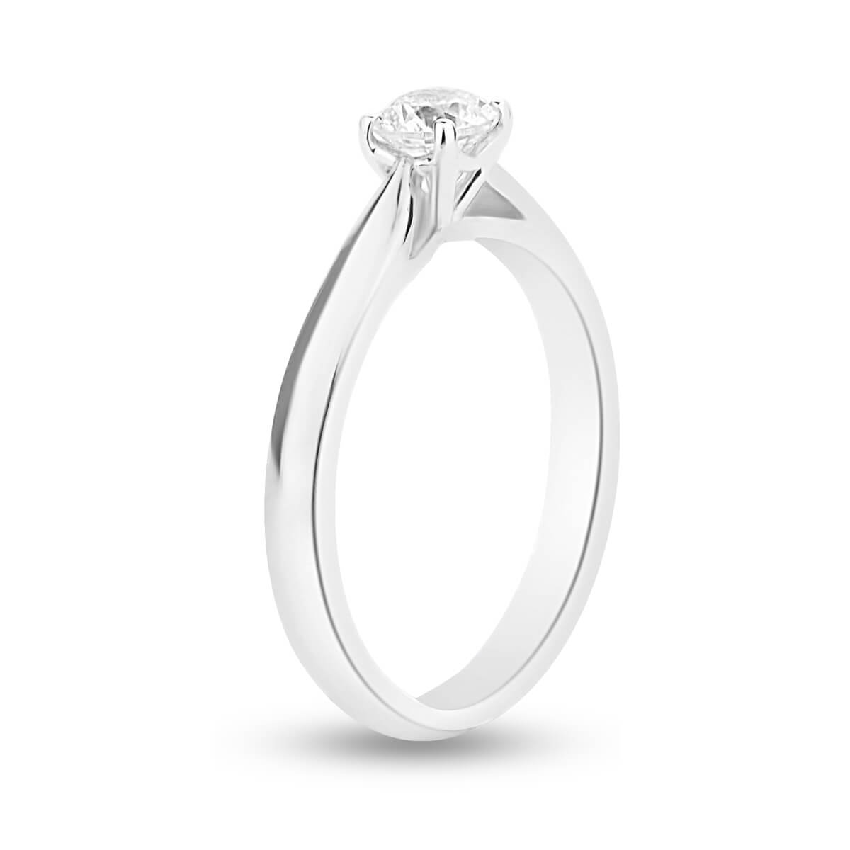 Silver Engagement Rings Prismatic Cybele Swarovski Ring Image 4