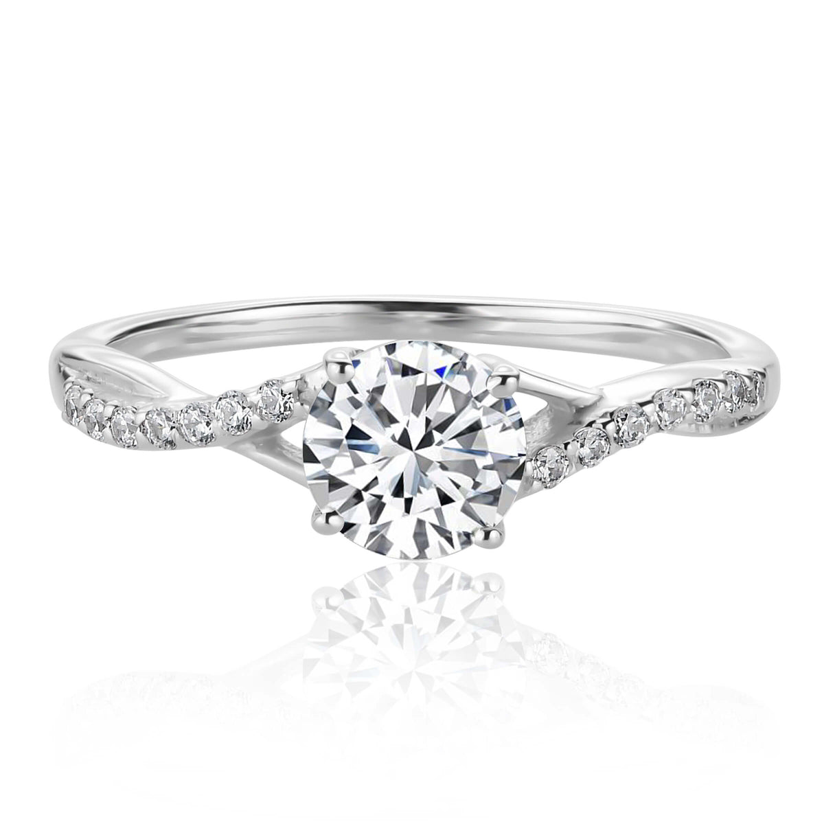 Balerina Rings Sterling Silver Ballerina Ring – VerveJewels