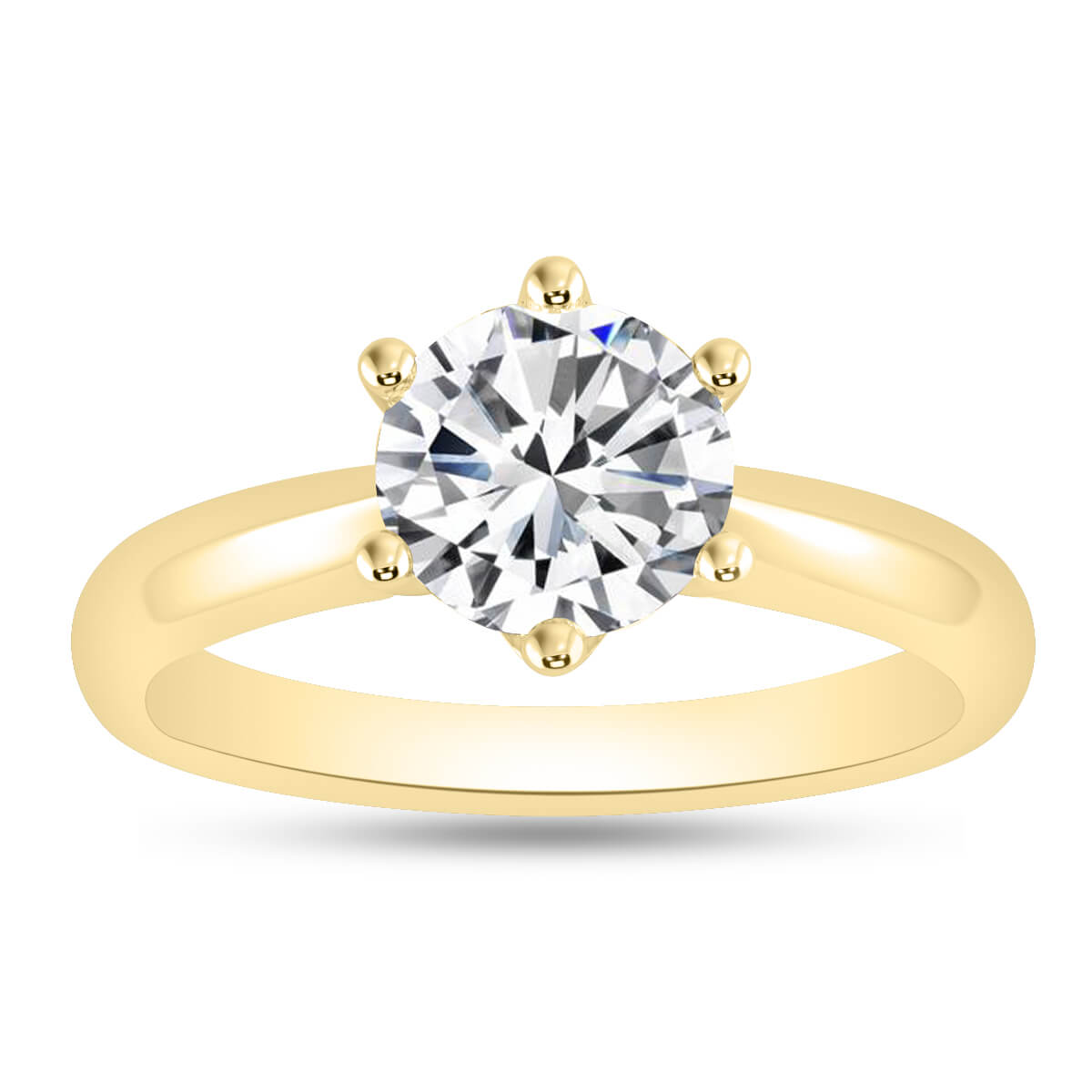 Silver Engagement Rings Swarovski Crystal Floral Forever Ring Image 1