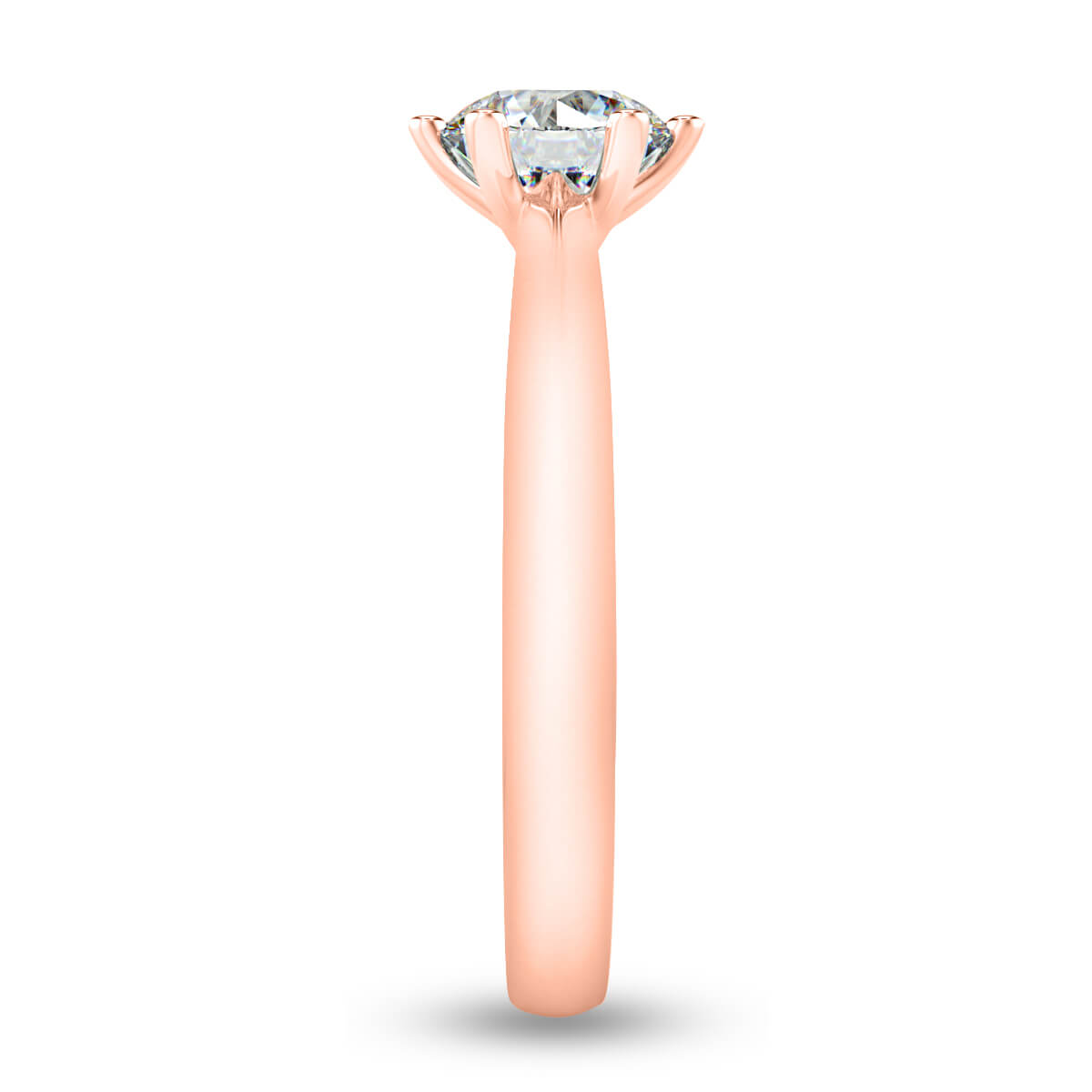 Silver Engagement Rings Swarovski Crystal Floral Forever Ring Image 8