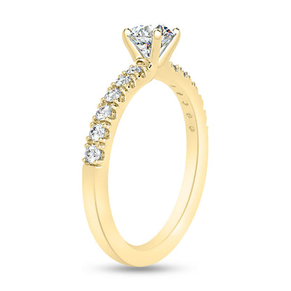 Silver Engagement Rings Swarovski crystal Cornelia Engagement Ring Image 5