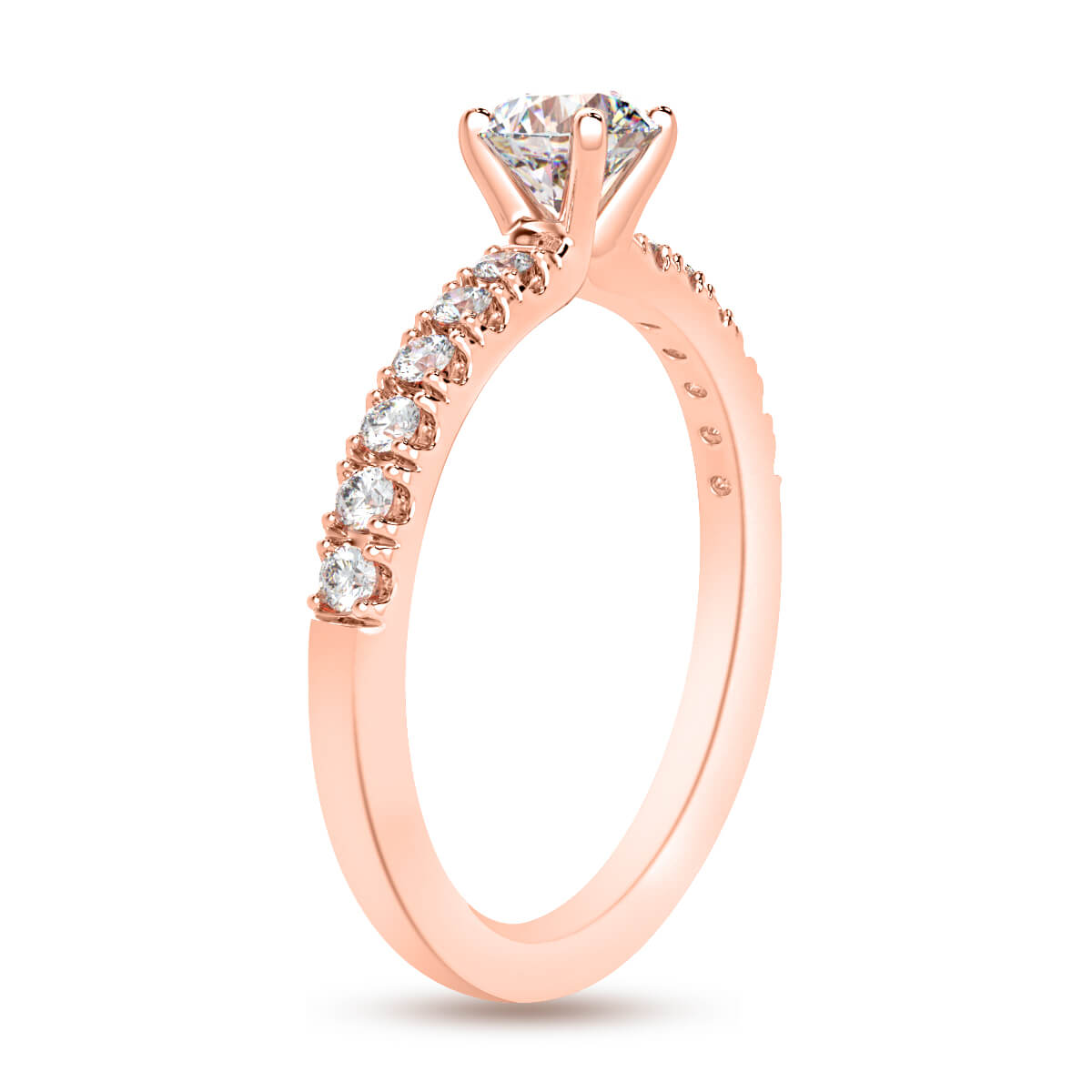 Silver Engagement Rings Swarovski crystal Cornelia Engagement Ring