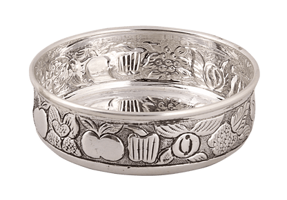 Silver Gift and Articles Hand-crafted Silver Bowl Set (3 Pcs.) Image 2