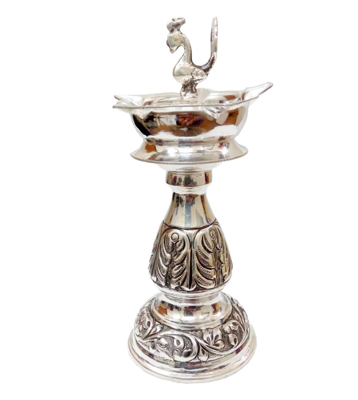 Silver Gift and Articles Handcrafted Silver Diya