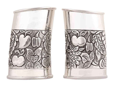 Silver Gift and Articles Silver Glass Set Curved Glasses
