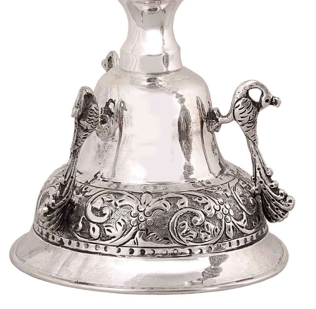 Silver Gift and Articles Traditional Silver Narthaki Lamp Image 3