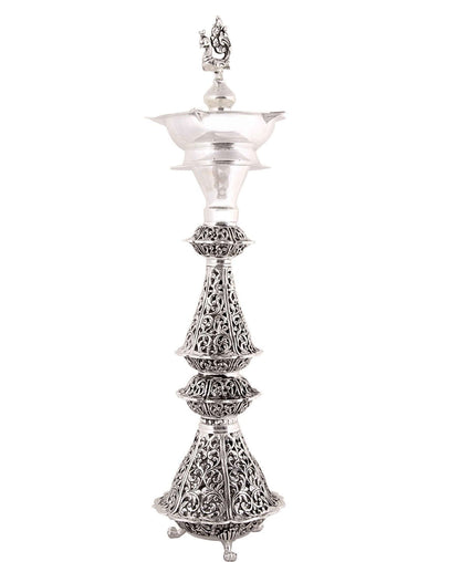 Silver Gift and Articles Traditional Silver Narthaki Lamp2 Image 1