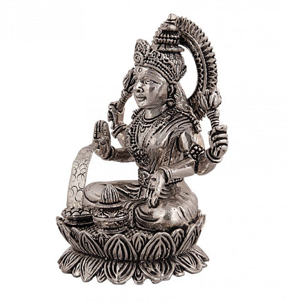 Silver God Idols Goddess Lakshmi ji Idol3 Image 1