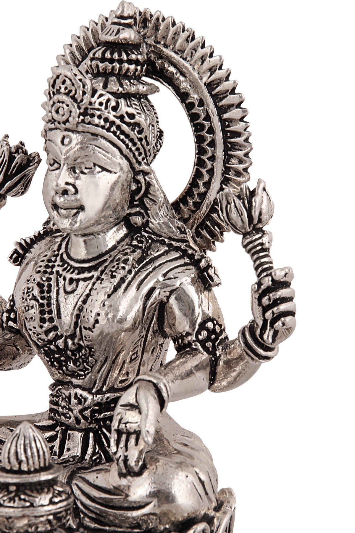 Silver God Idols Goddess Lakshmi ji Idol3 Image 2