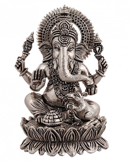 Silver God Idols Lord Ganesha Idol in Silver