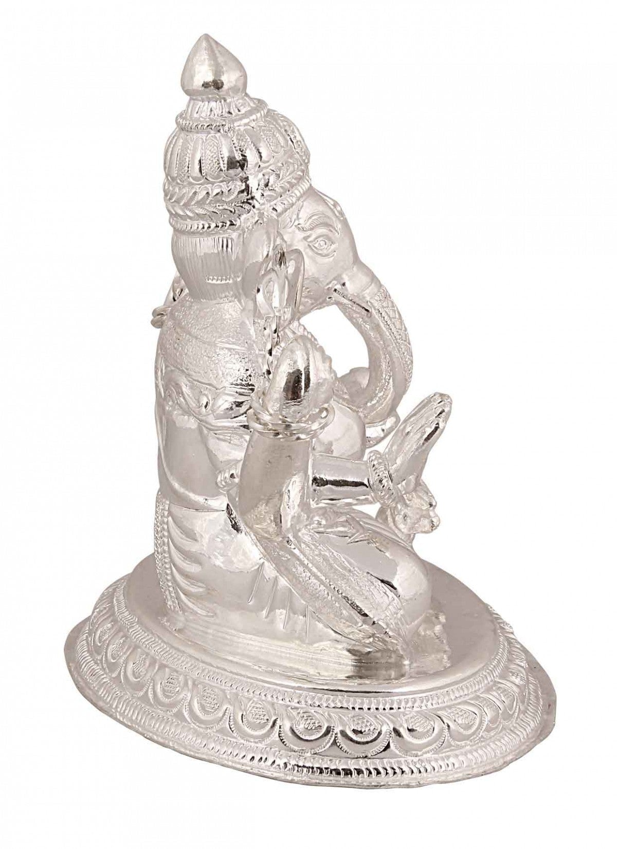 Silver God Idols Lord Ganesha Image 3