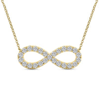 Silver Necklace Dainty Infinity Necklace Image 5