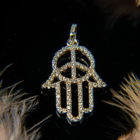 Delicate Hamsa Hand Necklace 2