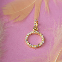 Silver Necklace Elegant Circle Necklace 5