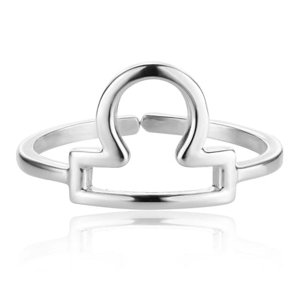 Silver Rings Casual 925 Sterling Silver Zodiac Rings Image 2