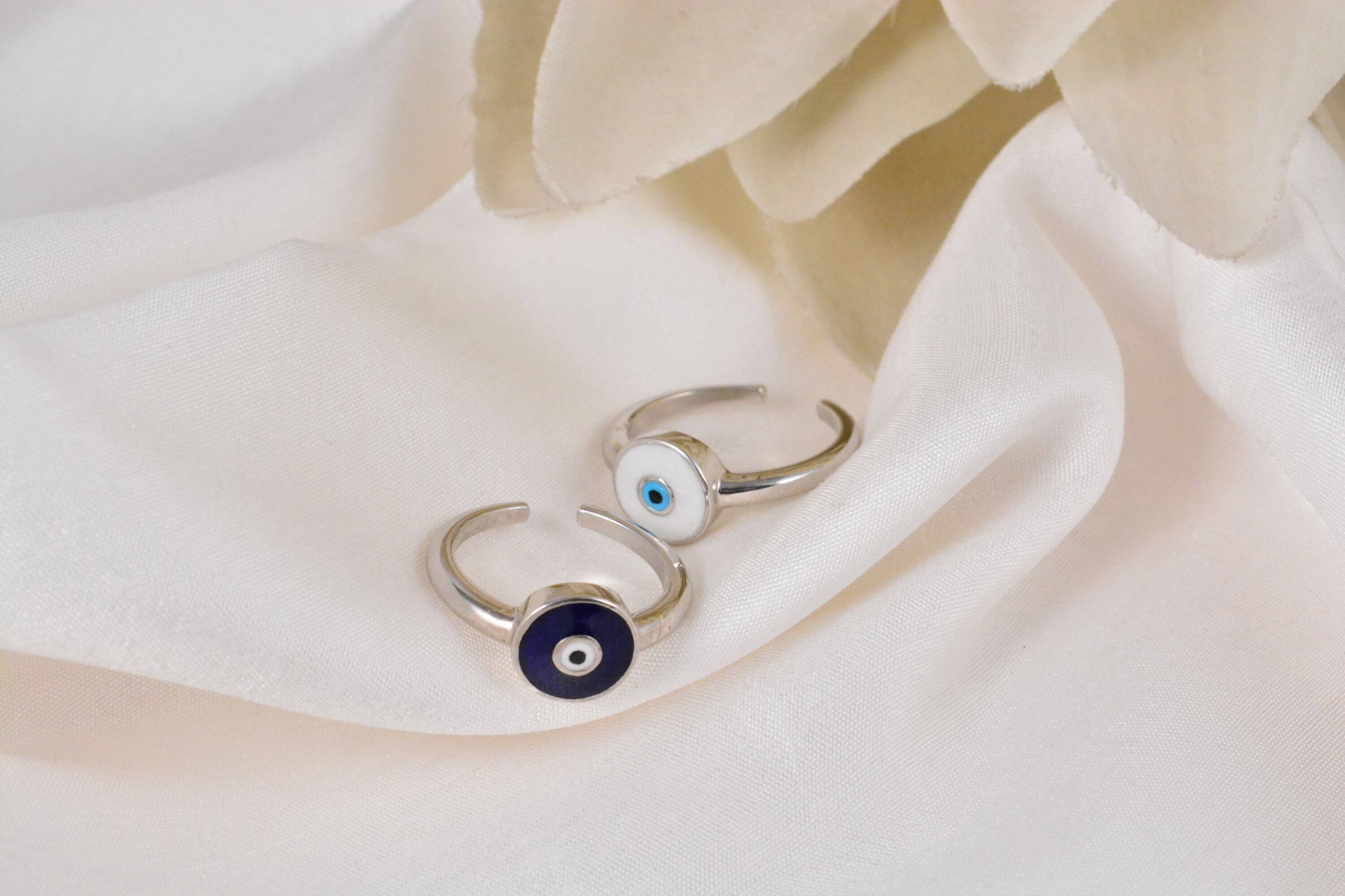 Silver Rings Classic 925 Sterling Silver Evil Eye Ring