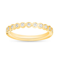 Silver Rings Glitzy Crystal Studded 925 Silver Band