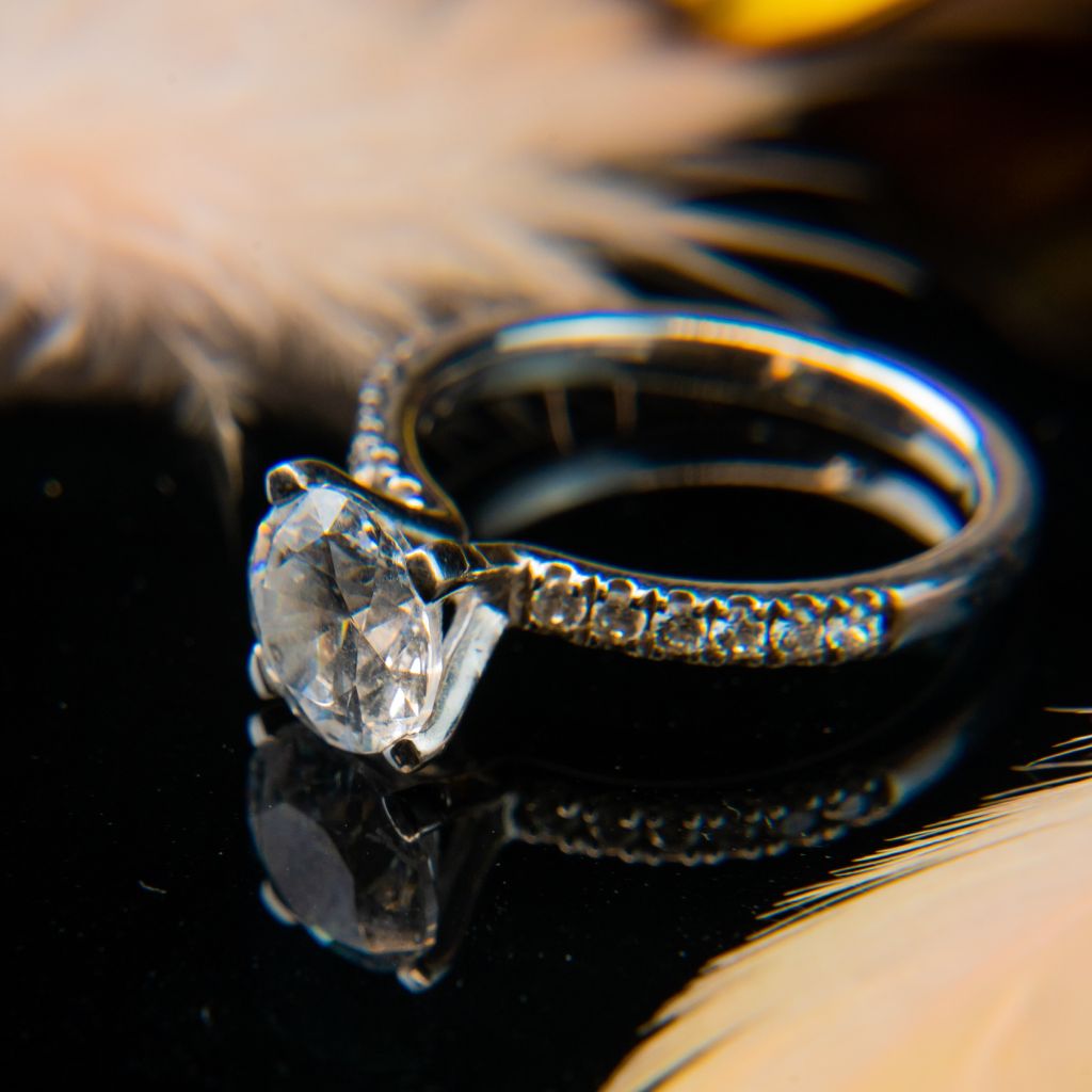 Swarovski crystal Cornelia Engagement Ring 9