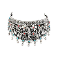 Tribal Necklace Authentic 925 Sterling Silver Raas Choker