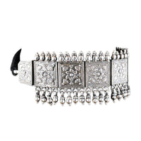 Tribal Necklace Elegant 925 Silver Rangoli Tribal Choker 2