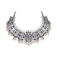 Tribal Necklace Intricate 925 Sterling Silver Neel Necklace