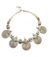 Tribal Necklace Tribal Spiral Necklace